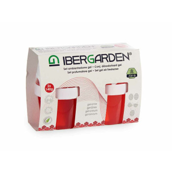 Õhuvärskendaja komplekt Ibergarden 11001 Geraanium Geel (24 Ühikut),,,