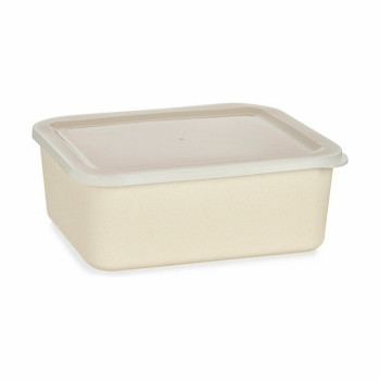 Uzglabāšanas Kaste ar Vāku Dzeltens 17 x 8 x 23,5 cm (6 gb.),,,