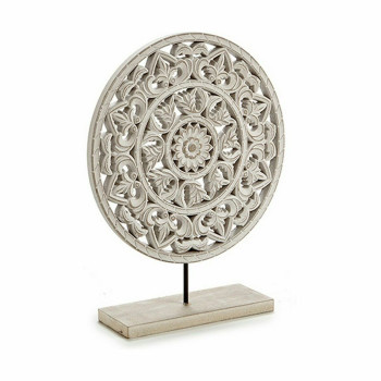 Decorative Figure Mandala White 30 x 36 x 7 cm (6 Units),,,