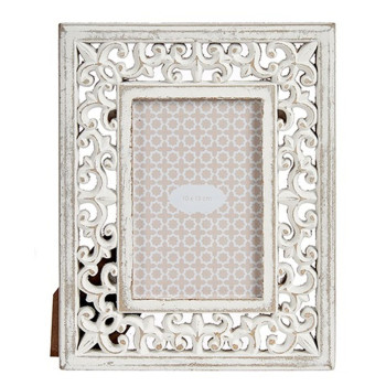 Photo frame White MDF Wood 19,6 x 24,5 x 1 cm (6 Units),,,