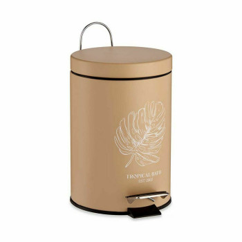 Pedalų dėžė Berilo Tropical Bath Balta Rusvai gelsva Plienas Plastmasinis 3 L (6 vnt.),,,