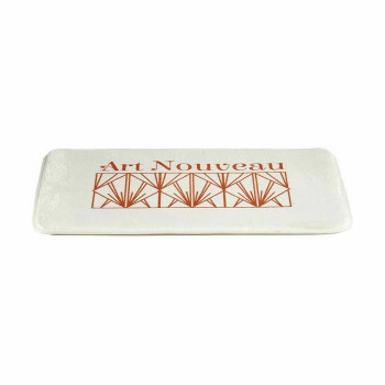 Bath rug Berilo Art Nouveau White Bronze 40 x 1,5 x 60 cm (12 Units),,,