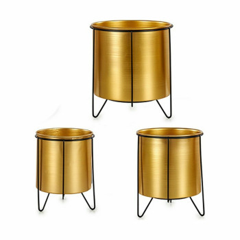 stādītāju komplekts Melns Bronza Metāls (4 gb.),,,