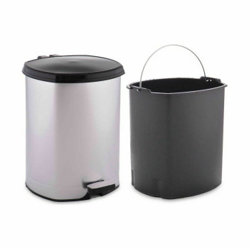 Pedalų dėžė Berilo D004-1 Sidabras Plastmasinis 6 L (6 vnt.),,,
