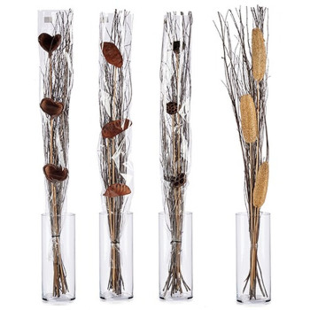 Puokštės Gift Decor 77191 Pilka Natūralus 100 cm 12 x 96 x 10 cm (24 vnt.),,,