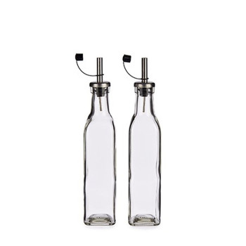 Aliejaus ir acto rinkinys Vivalto WJ7069-M Skaidrus Metalinis stiklas Stiklas Plastmasinis 300 ml (24 vnt.)