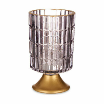 LED-latern Hall Kuldne Klaas 10,7 x 18 x 10,7 cm (6 Ühikut),,,