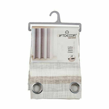 Curtain Stripes Dark grey 140 x 0,1 x 260 cm (6 Units),,,