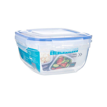 Hermetiška priešpiečių dėžutė Leknes 30104 Skaidrus polipropileno Kvadratai 1,5 L 17 x 10 x 17 cm (12 vnt.)