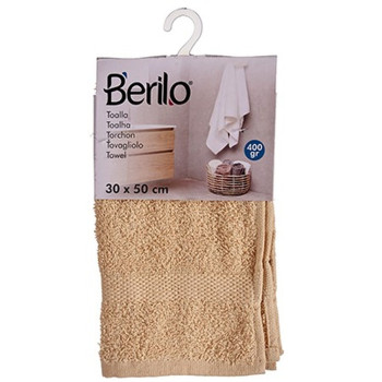 Vonios rankšluostis Berilo 89656 Kreminė 80 % medvilnė 20 % Poliesteris 30 x 50 cm (12 vnt.),,,