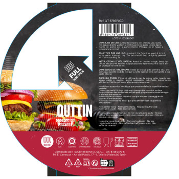 Panna Quttin Spiral Stiprināts alumīnijs Ø 30 cm