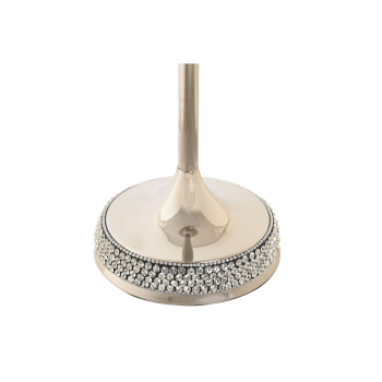 Candleholder DKD Home Decor Silver Acrylic Aluminium 12 x 12 x 36 cm,,,