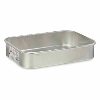 Kõrgete Äärtega Ahjupann Kinvara 100149 Hõbedane Alumiinium Ø 18 cm (12 Ühikut)
