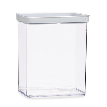 Stiklainis Skaidrus Silikoninis polistirenas ABS 3,3 L 10,5 x 23,7 x 21 cm (6 vnt.)