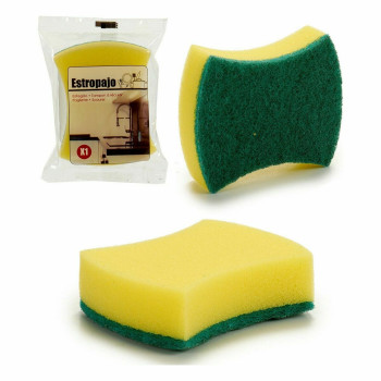 Шкурка Жёлтый Зеленый Синтетическое волокно 10 x 3 x 7,5 cm (96 штук)