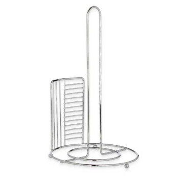 Virtuves Dvieļa Turētājs Kinvara W7728-3-CHROME Sudrabains Metāls 18,5 x 31,5 x 18,5 cm (6 gb.)