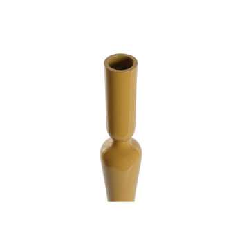 Candle Holder Home ESPRIT Mustard Terracotta Aluminium 10 x 10 x 41 cm (2 Units),,,