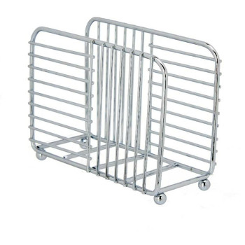 Servetėlės laikiklis Kinvara CN-W7728-4 CHROME Sidabras Metalinis 14,5 x 11,5 x 6,5 cm (6 vnt.)