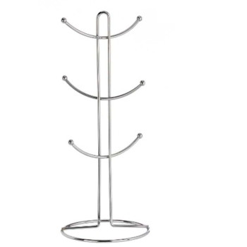 Krūzes pakaramais Kinvara W3154-1 Sudrabains Metāls 16 x 39 x 16 cm (6 gb.)