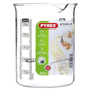 Mõõtekann Pyrex Kitchen Lab Klaas,0,25 L