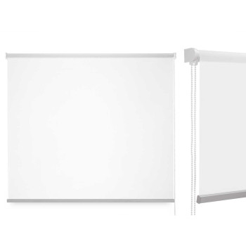 Рольставни 150 x 180 cm Белый Ткань Пластик (6 штук)