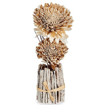 Decorative Flower Natural 13 x 37 x 14 cm (12 Units),,,