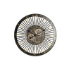 Wall Clock DKD Home Decor Black Golden Iron Vintage 65 x 6,7 x 65 cm,,,
