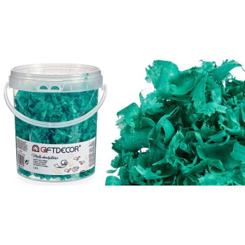 Dekoratyvinės drožlės Gift Decor VIRUTA-TURQUESA Turkis 1,4 L (6 vnt.),,,