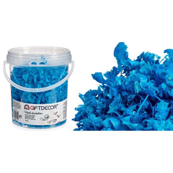 Decorative Shavings Gift Decor VIRUTA-AZUL CL Light Blue 1,4 L (6 Units),,,