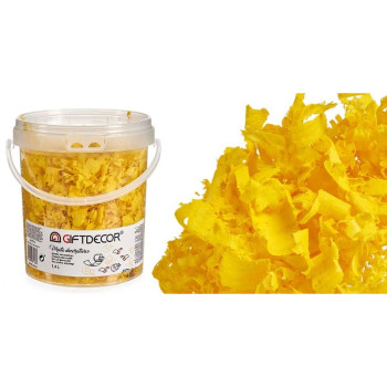 Dekoratyvinės drožlės Gift Decor VIRUTA-AMARILLO Geltona 1,4 L (6 vnt.),,,