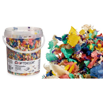 Decorative Shavings Gift Decor VIRUTA-MULTICOLOR Multicolour 1,4 L (6 Units),,,