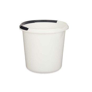 Kaušas su rankena Balta Antracito 10 L (18 vnt.),,,