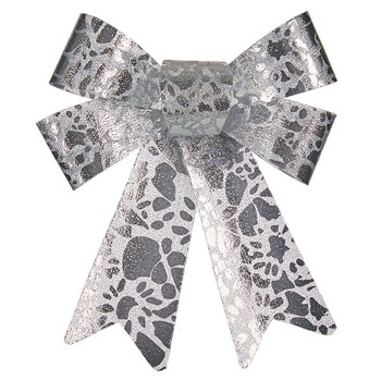 Cilpas Krist+ HJ1-12011 Sudrabains Iespiests 15 x 4 x 16 cm 15 x 28 x 4 cm Ziemassvētku Nieciņš (12 gb.),,,