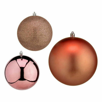 Kalėdinių kamuoliukų rinkinys Krist+ 00786 Varinis Plastmasinis (6 vnt.),,,