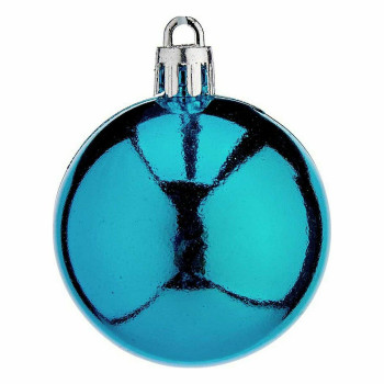 Jõulukuulide komplekt Krist+ 00466-1 Sinine Plastmass (12 Ühikut),,,