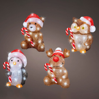 Decorative Garden Figure 491338 animals Christmas 17,8 x 17,2 x 23,5 cm,,,