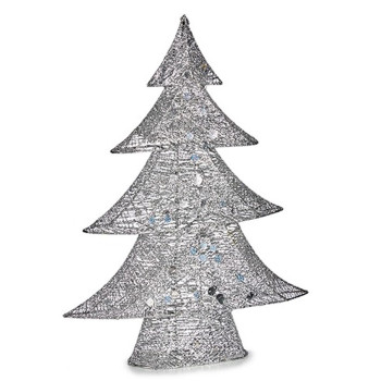 Christmas Tree Krist+ 00126 Silver Metal Christmas Tree 12 x 59,5 x 48,5 cm (3 Units),,,