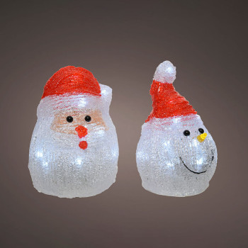 Decorative Figure Lumineo 491239 10,5 x 10,5 x 15 cm LED Inside,,,