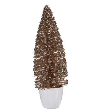 Christmas Tree Krist+ 2420/13-2-5 Mint Champagne Plastic Christmas Tree 10 x 33 x 10 cm (6 Units),,,