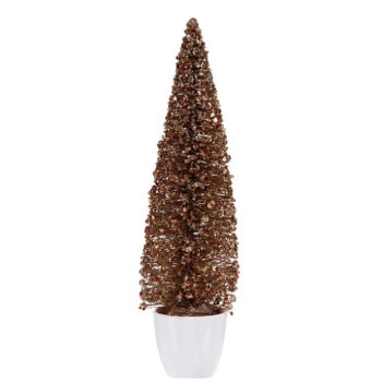 Naujametinė eglutė Krist+ 2402/15-2-3 Bronzinis Auksinis Plastmasinis Naujametinė eglutė 10 x 38 x 10 cm (6 vnt.),,,