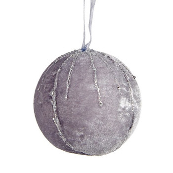 Jõulukuulide komplekt Krist+ 19A5458-1G Hõbedane Polüester (6 Ühikut),,,