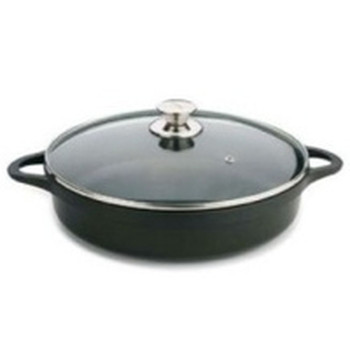 Keptuvė skersmuo Valira BLACK IND 32CM Juoda Aliuminis 5,5 L