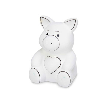 Paint Your Own Money Box Pincello 19282 Ceramic Pig 9 x 11,8 x 8,5 cm (12 Units),,,