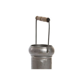 Lantern DKD Home Decor Aged finish Silver Metal Crystal Vintage 37 x 22 x 55 cm,,,