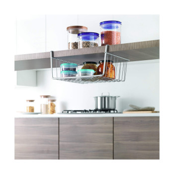 Virtuves Skapītis Organizators Metaltex Kanguro 30 x 26 x 14 cm Pelēks