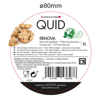Tin Quid Renova Transparent Glass 2 L