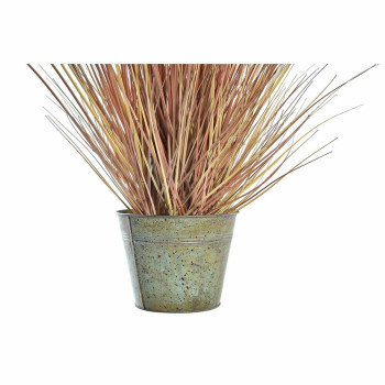Dekoratyvinis augalas DKD Home Decor Oranžinė Polietilenas Bordo Žalvaris 20 x 20 x 90 cm (2 vnt.),,,