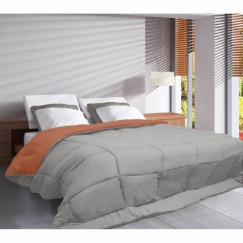 Duvet Poyet  Motte Grey Light brown 400 g /m² 220 x 240 cm 240 x 220 cm,,,