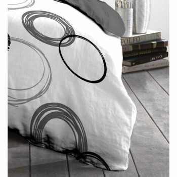 Duvet cover set HOME LINGE PASSION Audace Grey Light grey 140 x 200 cm,,,