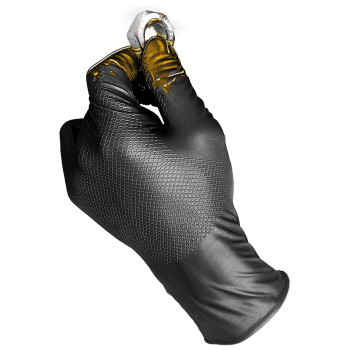 Disposable Gloves JUBA Black Powder-free Box (50 Units),,,7,
